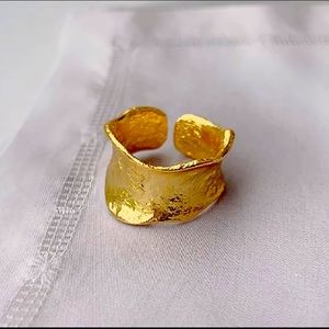18kt gold plated rings